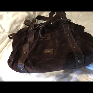 Coccinella handbag brown suede